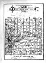 Maple Lake Township, Maple Lake, Ramsey Lake, Wright County 1915